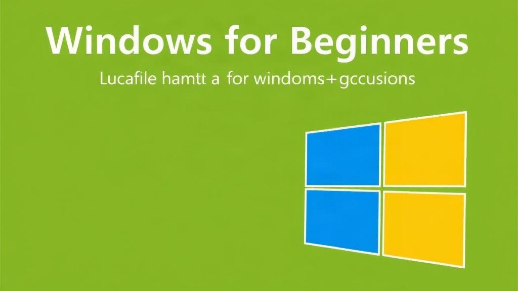 Windows для начинающих: основные функции и настройки. Полезные привычки для новичка